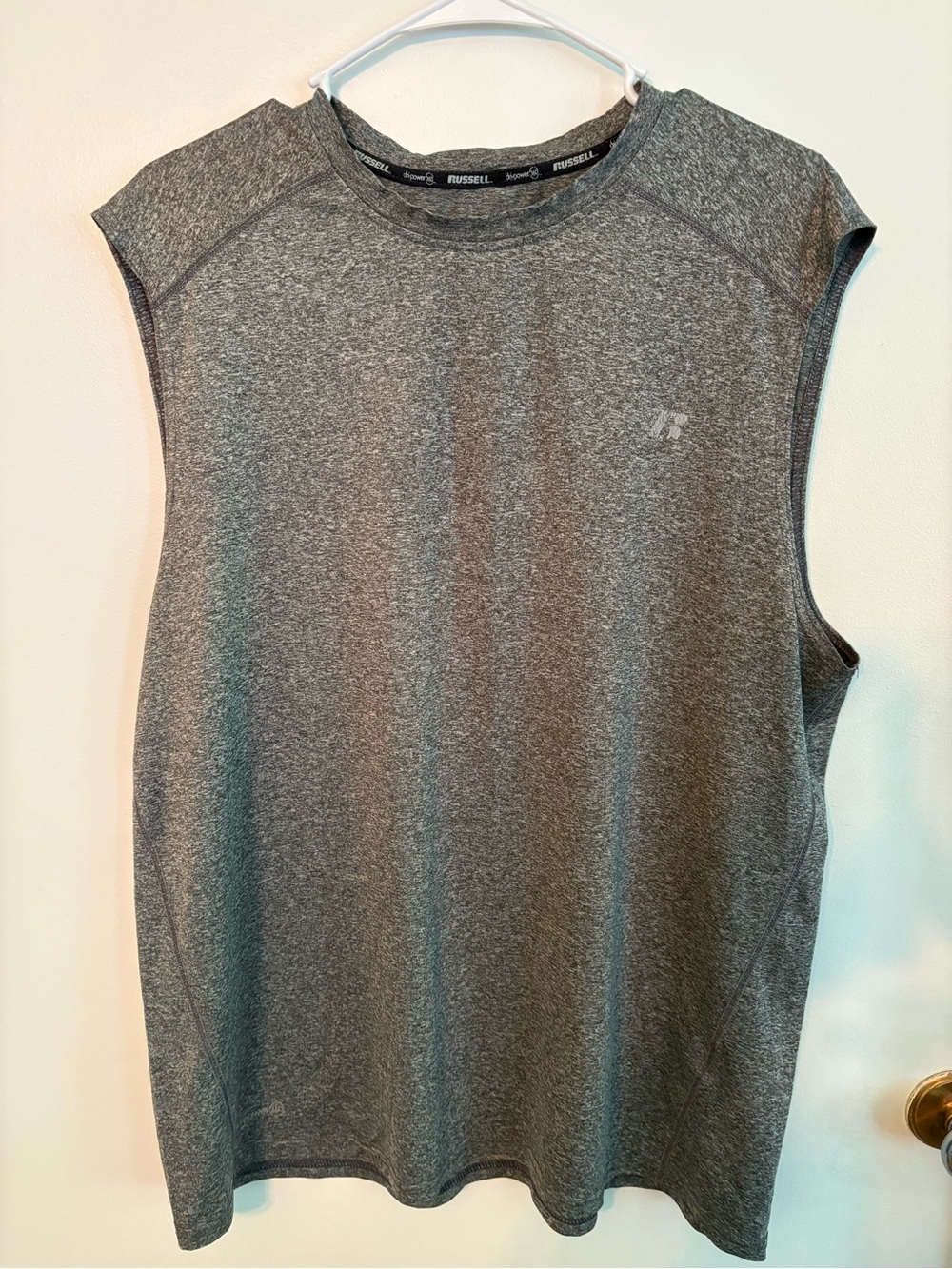 Russell Athletic Men's Gray Heather Sleeveless Performance Tank